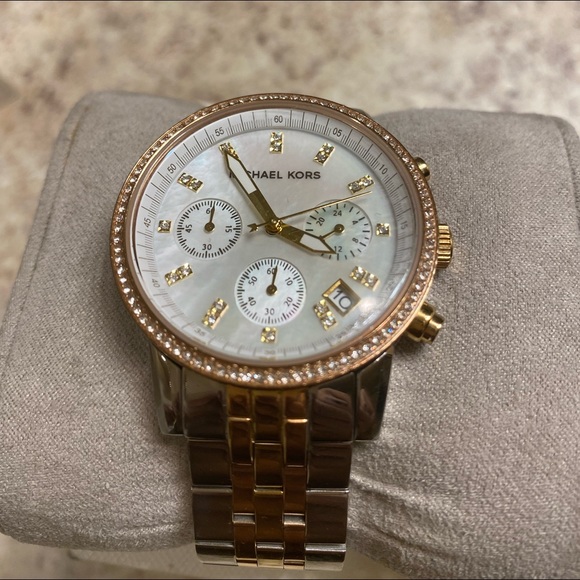 Michael Kors Tri Color Watch - Picture 9 of 10